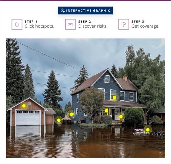 Cickable Coverage Graphic - Flood Insurance